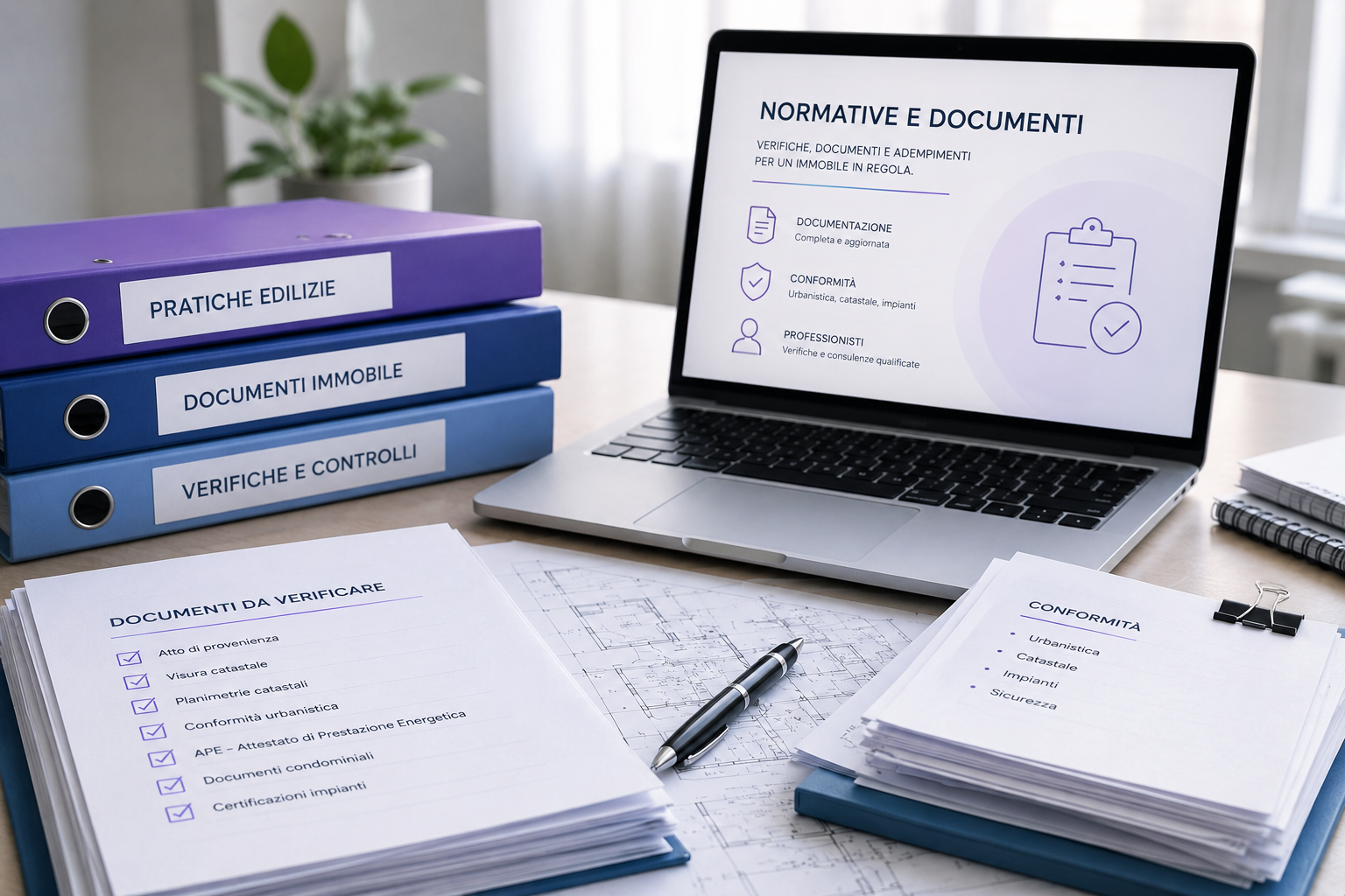 Documenti, pratiche edilizie e verifiche immobiliari